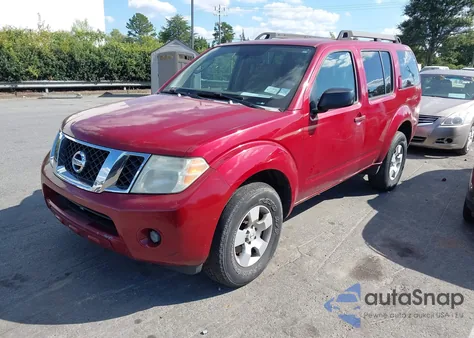 2008 Nissan Pathfinder S from USA, damaged, VIN 5N1AR18B38C646788